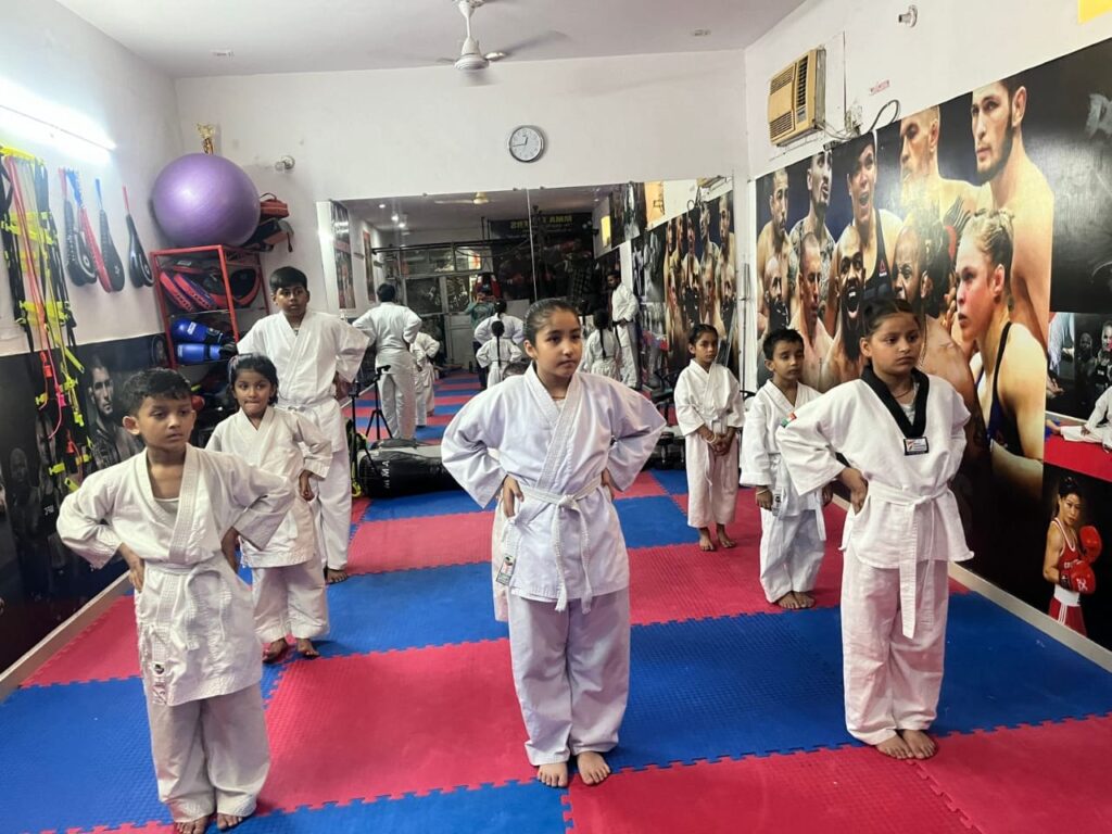 Watch as your child finds the courage to open any door life has to offer. Top Classes Karate Mixed Martial Arts Jiu Jitsu Kickboxing Weapon Boxing Special Training Self Defense Training Armed Forces Women Self Defense Professional MMA Fighter Corporate Self Defense Kids Special