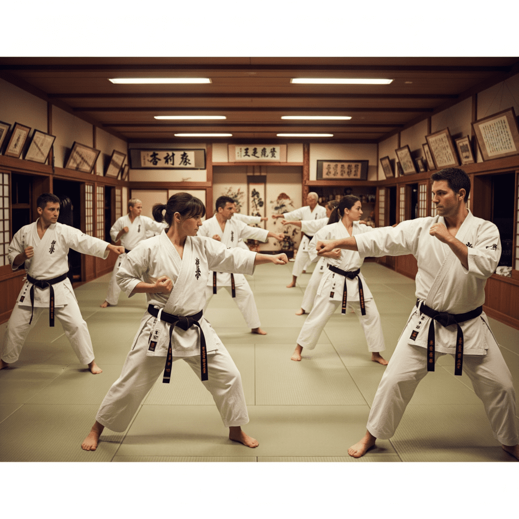 Adult Karate Training: Focus and Form
Dojo Discipline: Adult Martial Arts Practice
Mastering the Art: Adult Karate Class