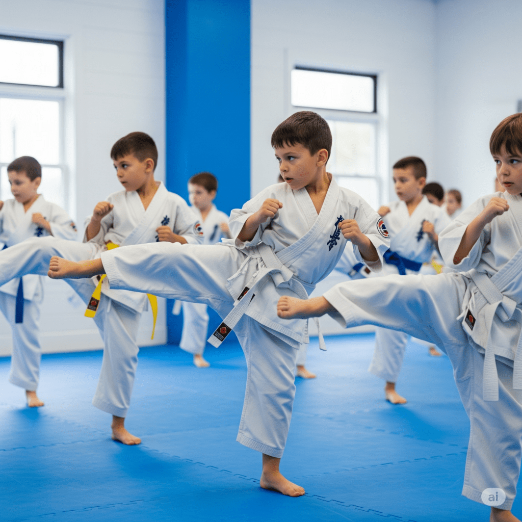 Kids' Karate Class in Action
Building Discipline: Children's Karate