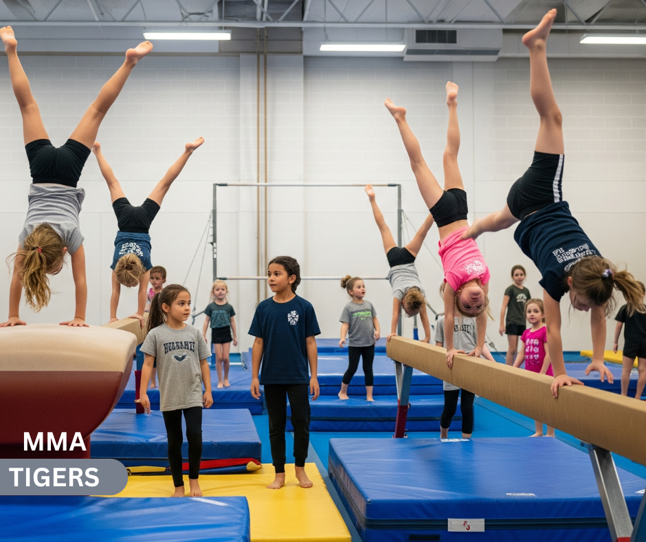 Kids Gymnastics MMA Self-Defense Delhi at MMA Tigers